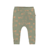 AMMEHOELA Grasshopper Patterned Leggings Olive